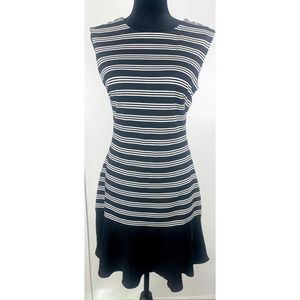 Lark&Ro Stripped Black And White Dress Medium